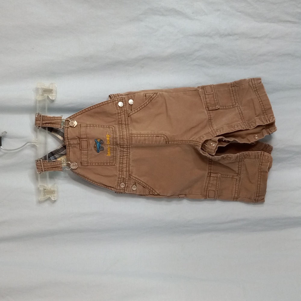 Infant Boys 12M 18M Gymboree Brown Denim Jean Overalls
